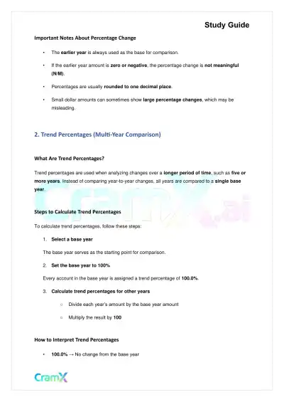 Accounting Principles II – Financial Statement Analysis - Page 4 preview image