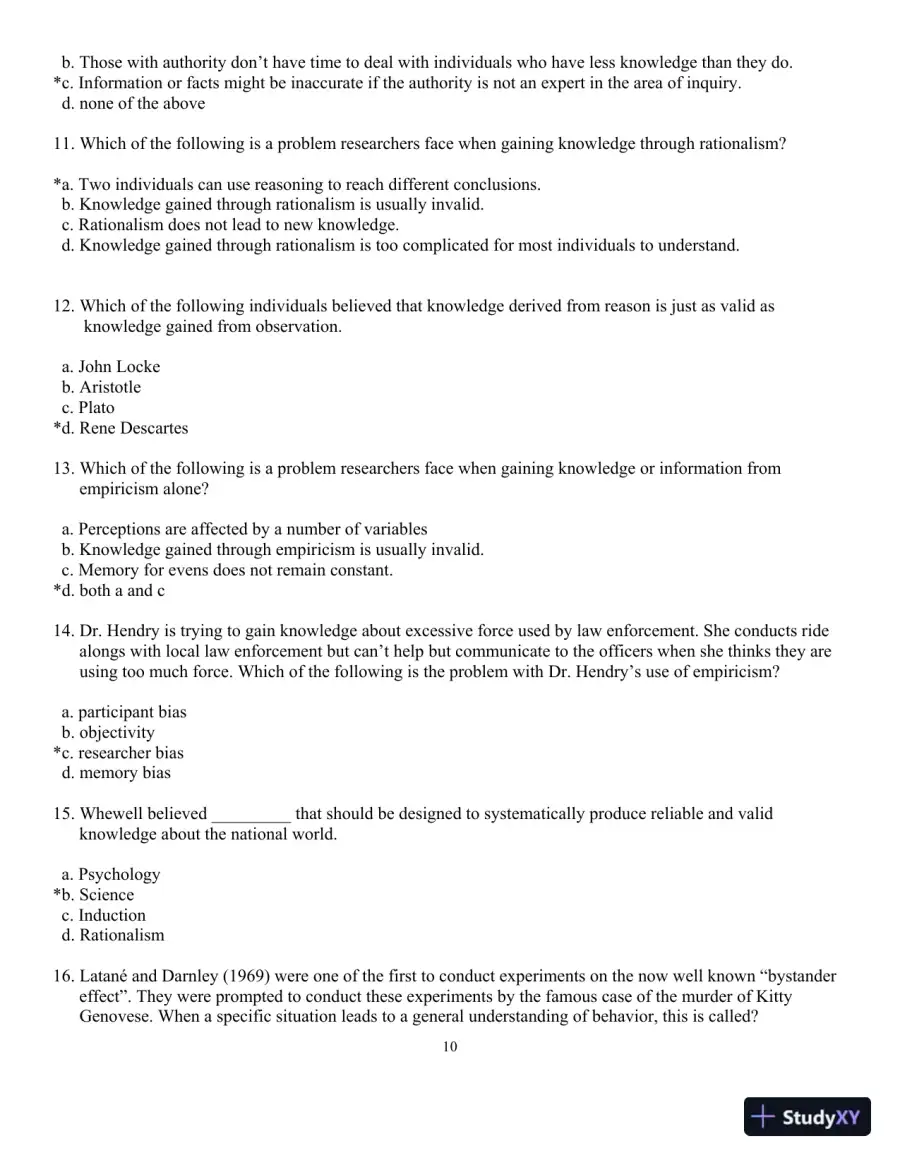 Solution Manual for Research Methods, Design, and Analysis, 13th Edition, page 13