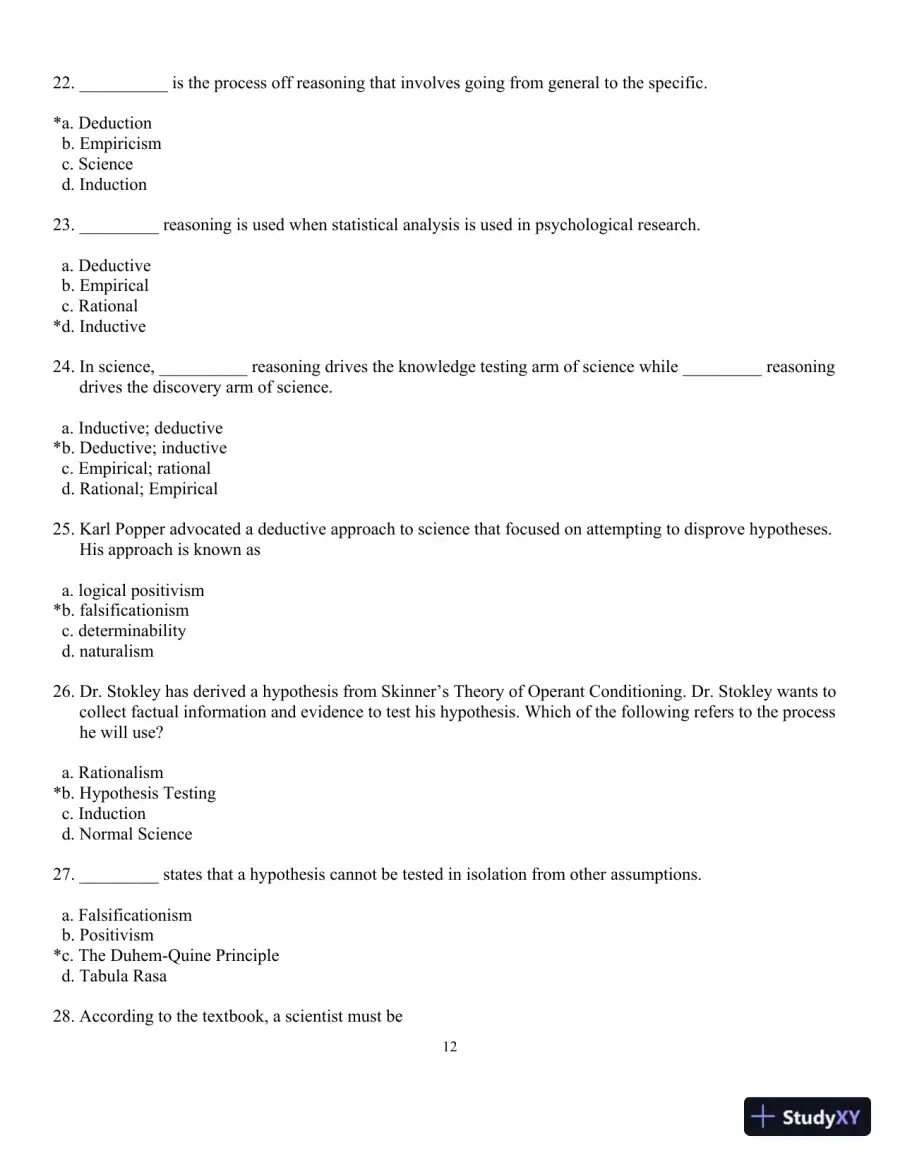 Solution Manual for Research Methods, Design, and Analysis, 13th Edition, page 15