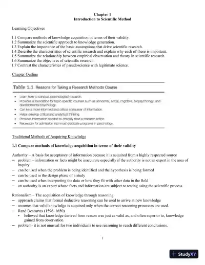 Solution Manual for Research Methods, Design, and Analysis, 13th Edition - Page 4 preview image