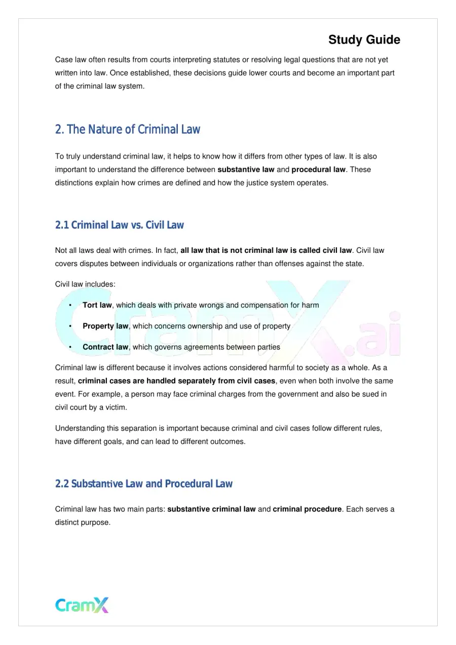 Criminal Justice - Criminal Law, page 3