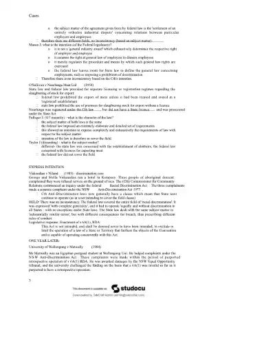Inconsistencies in Cth and State Laws - Page 3 preview image