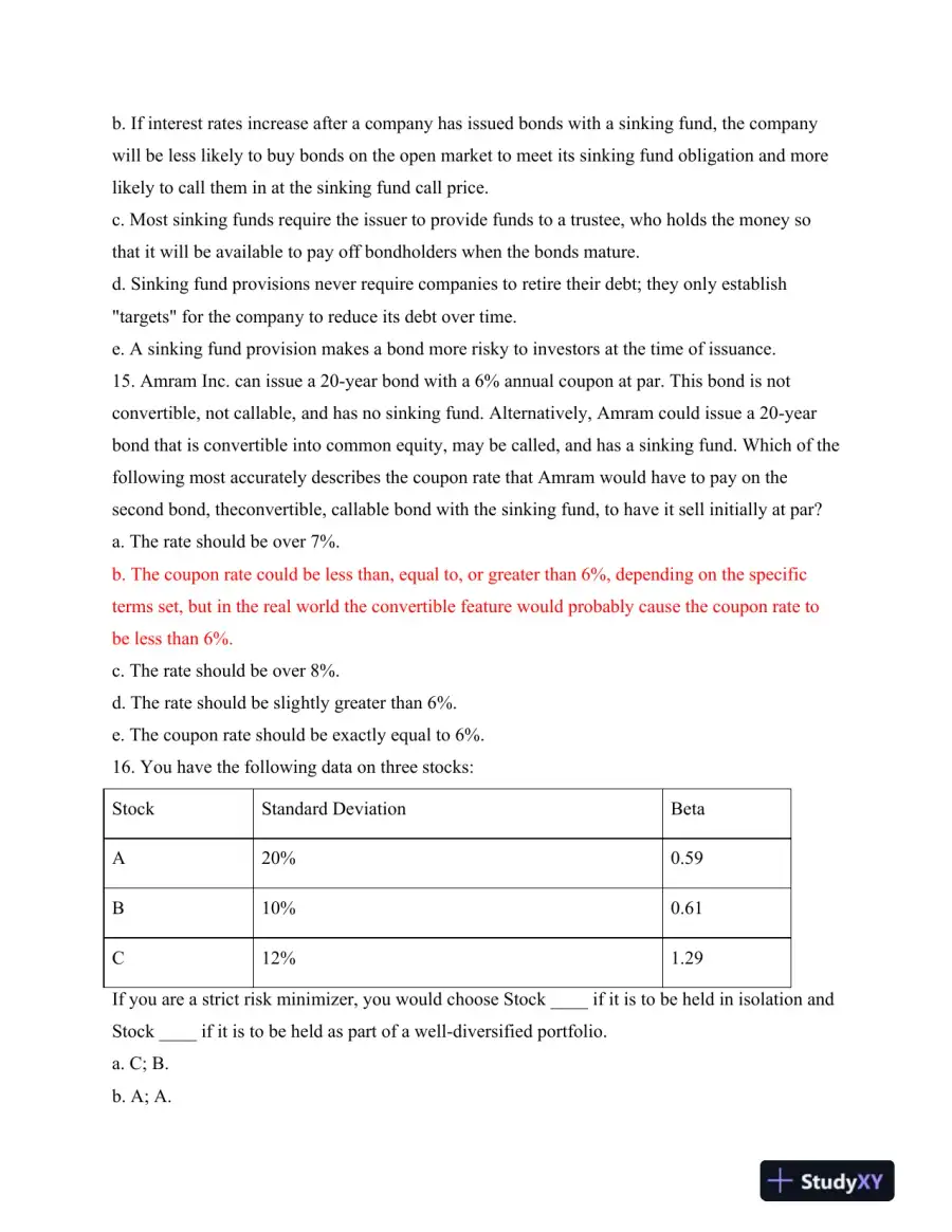 FINC510 Final Exam, page 6