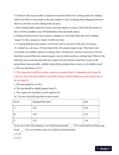 FINC510 Final Exam - Page 6 preview image