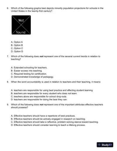 Learning to Teach, 9th Edition Test Bank - Page 3 preview image