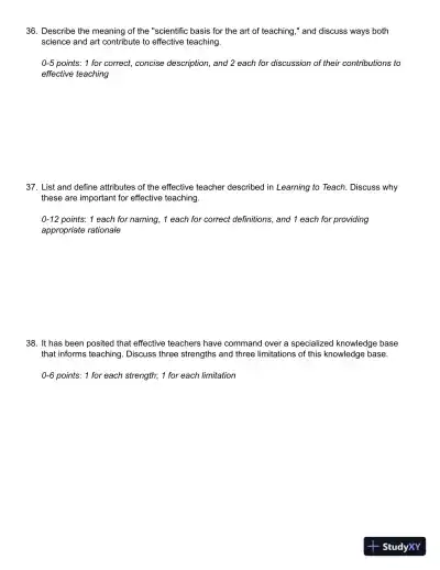 Learning to Teach, 9th Edition Test Bank - Page 9 preview image