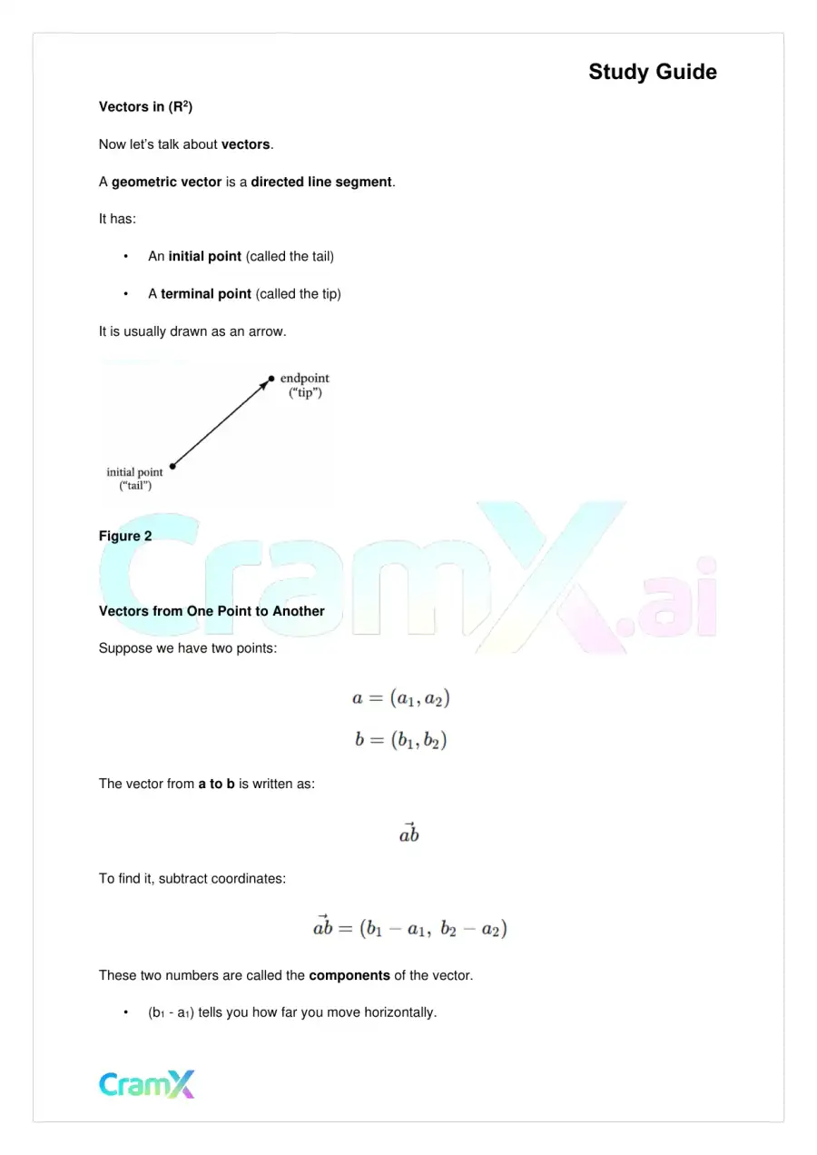 Linear Algebra – Vector Algebra, page 5