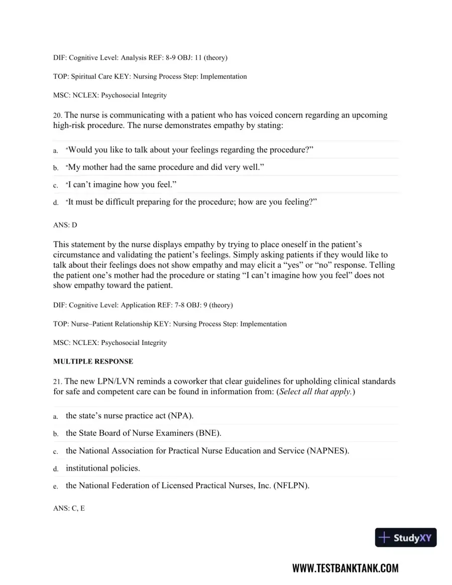 Medical-Surgical Nursing: Concepts & Practice 3rd Edition Test Bank, page 11