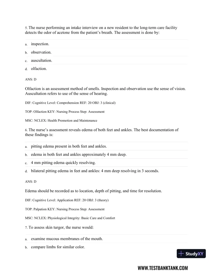 Medical-Surgical Nursing: Concepts & Practice 3rd Edition Test Bank, page 17