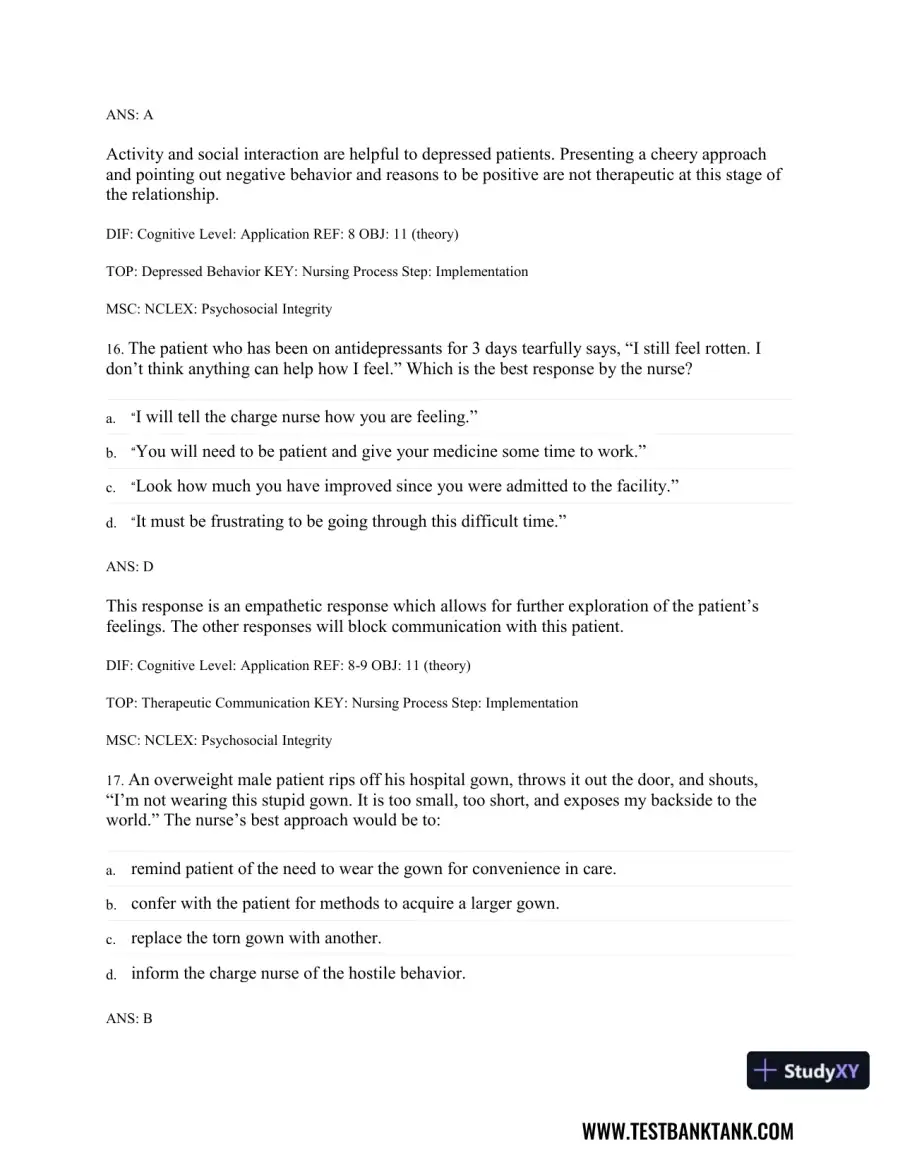 Medical-Surgical Nursing: Concepts & Practice 3rd Edition Test Bank, page 9