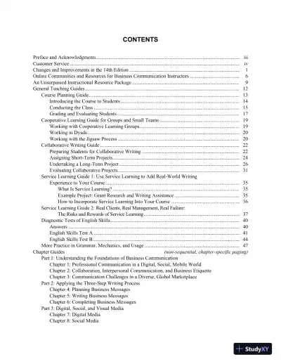 Class Notes for Business Communication Today, 14th Edition - Page 1 preview image