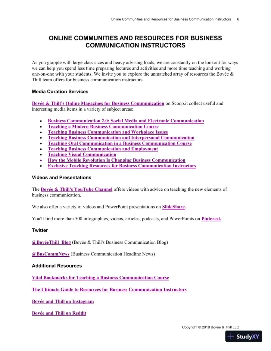 Class Notes for Business Communication Today, 14th Edition, page 11