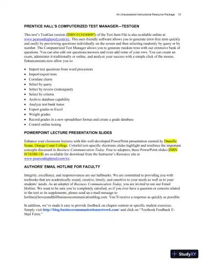 Class Notes for Business Communication Today, 14th Edition - Page 15 preview image