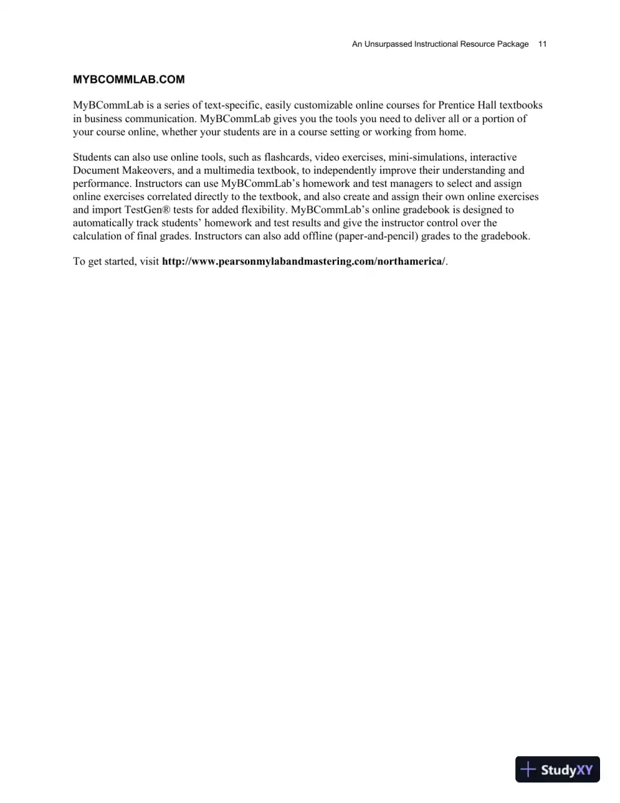 Class Notes for Business Communication Today, 14th Edition, page 16