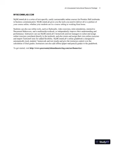 Class Notes for Business Communication Today, 14th Edition - Page 16 preview image