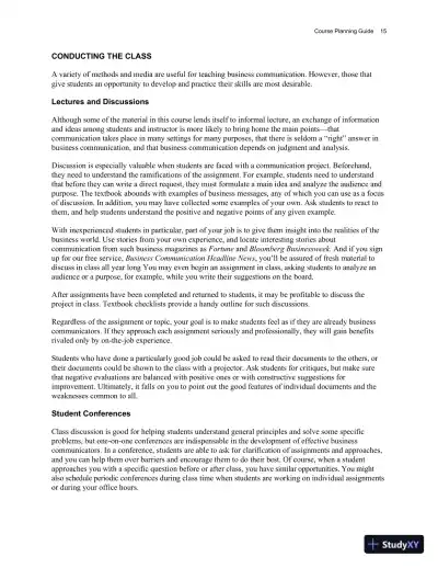 Class Notes for Business Communication Today, 14th Edition - Page 20 preview image