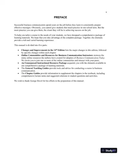 Class Notes for Business Communication Today, 14th Edition - Page 4 preview image