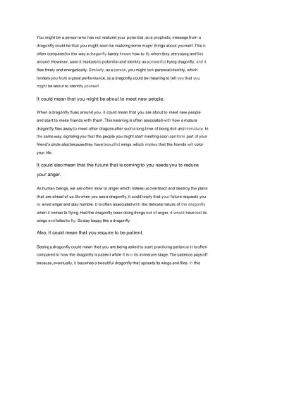 The Spiritual and Biblical Meaning of Dragonflies - Page 4 preview image