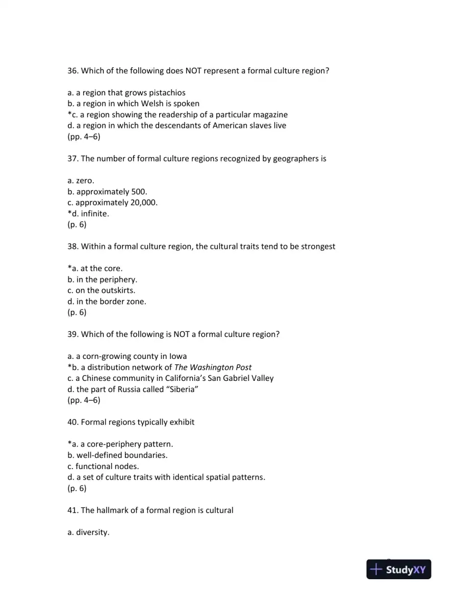 Jordan's Fundamentals of the Human Mosaic: A Thematic Introduction to Cultural Geography Second Edition Test Bank, page 9