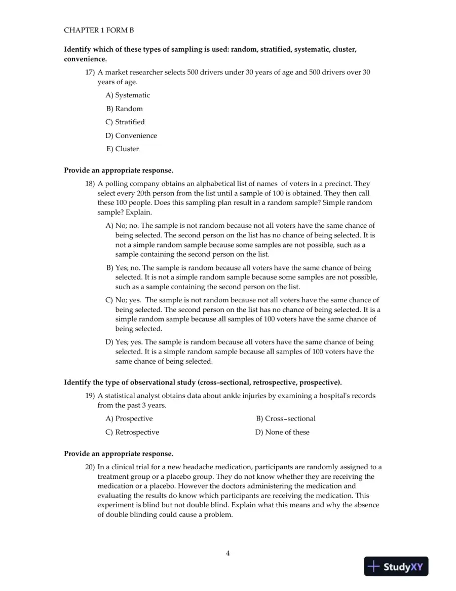 Test Bank for Elementary Statistics, 11th Edition, page 11