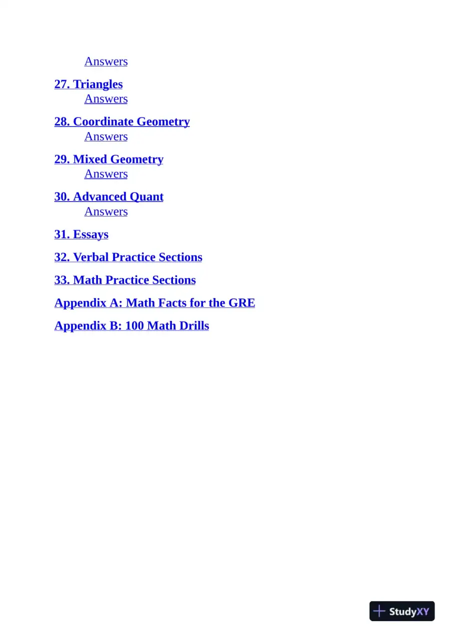 5 lb. Book of GRE Practice Problems: 1,800+ Practice Problems in Book and Online (2018), page 10