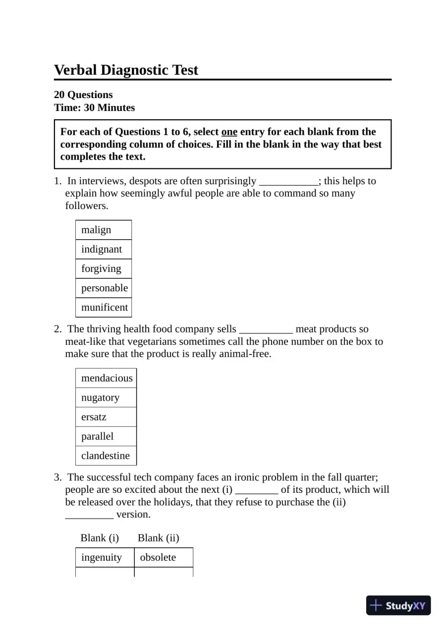 5 lb. Book of GRE Practice Problems: 1,800+ Practice Problems in Book and Online (2018), page 13