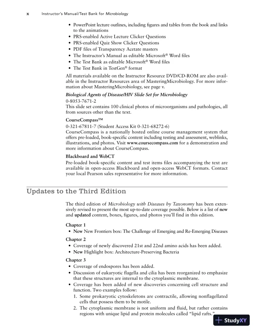 Test Bank For Microbiology With Diseases By Taxonomy, 3rd Edition, page 10