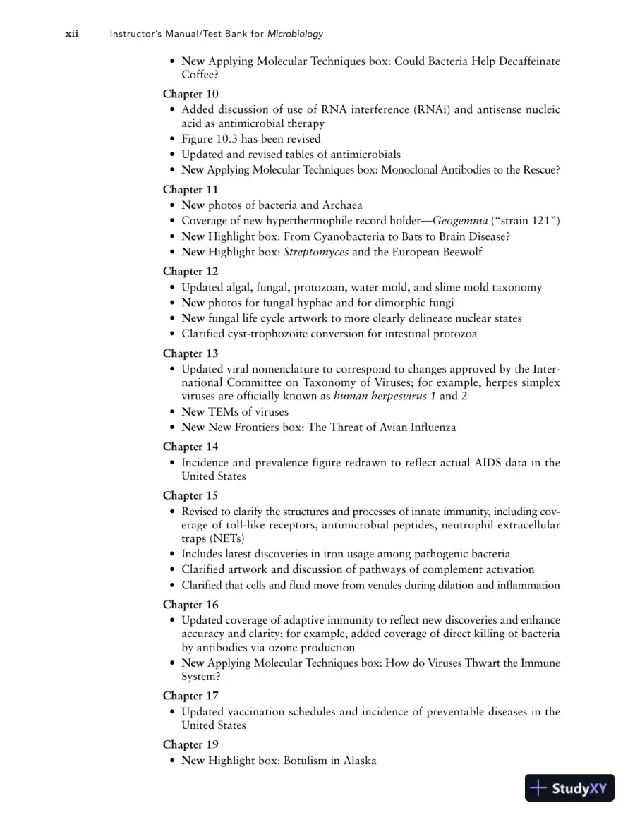 Test Bank For Microbiology With Diseases By Taxonomy, 3rd Edition, page 12