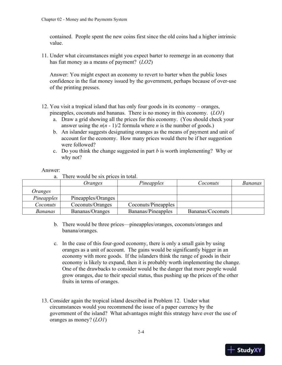 Money, Banking and Financial Markets, 5th Edition Solution Manual, page 14