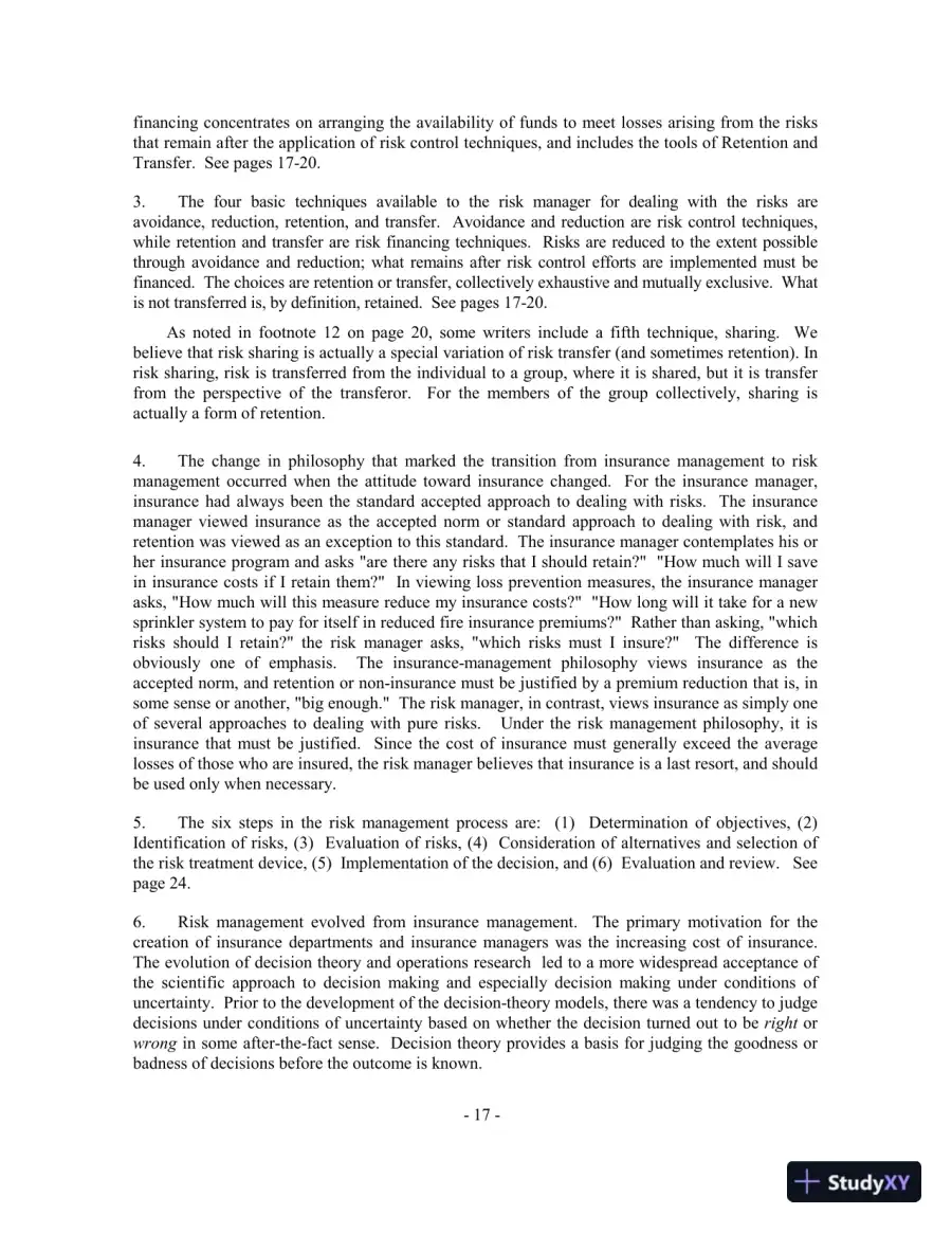 Fundamentals of Risk and Insurance, 11th Edition Solution Manual, page 10