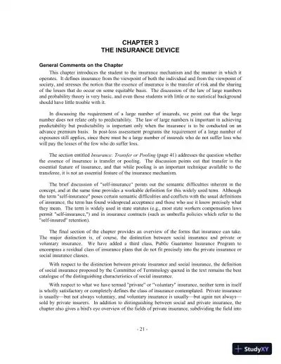 Fundamentals of Risk and Insurance, 11th Edition Solution Manual - Page 14 preview image