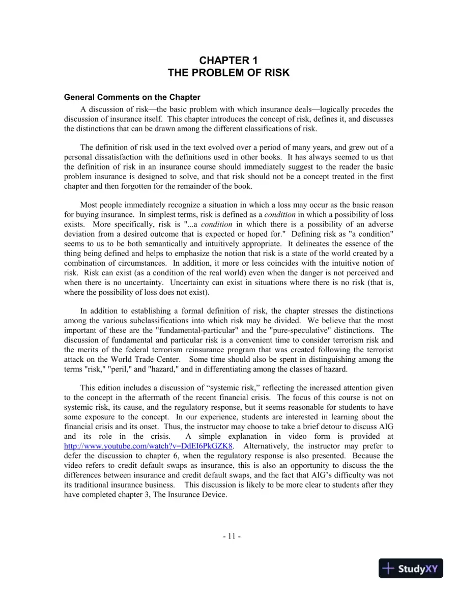 Fundamentals of Risk and Insurance, 11th Edition Solution Manual, page 4