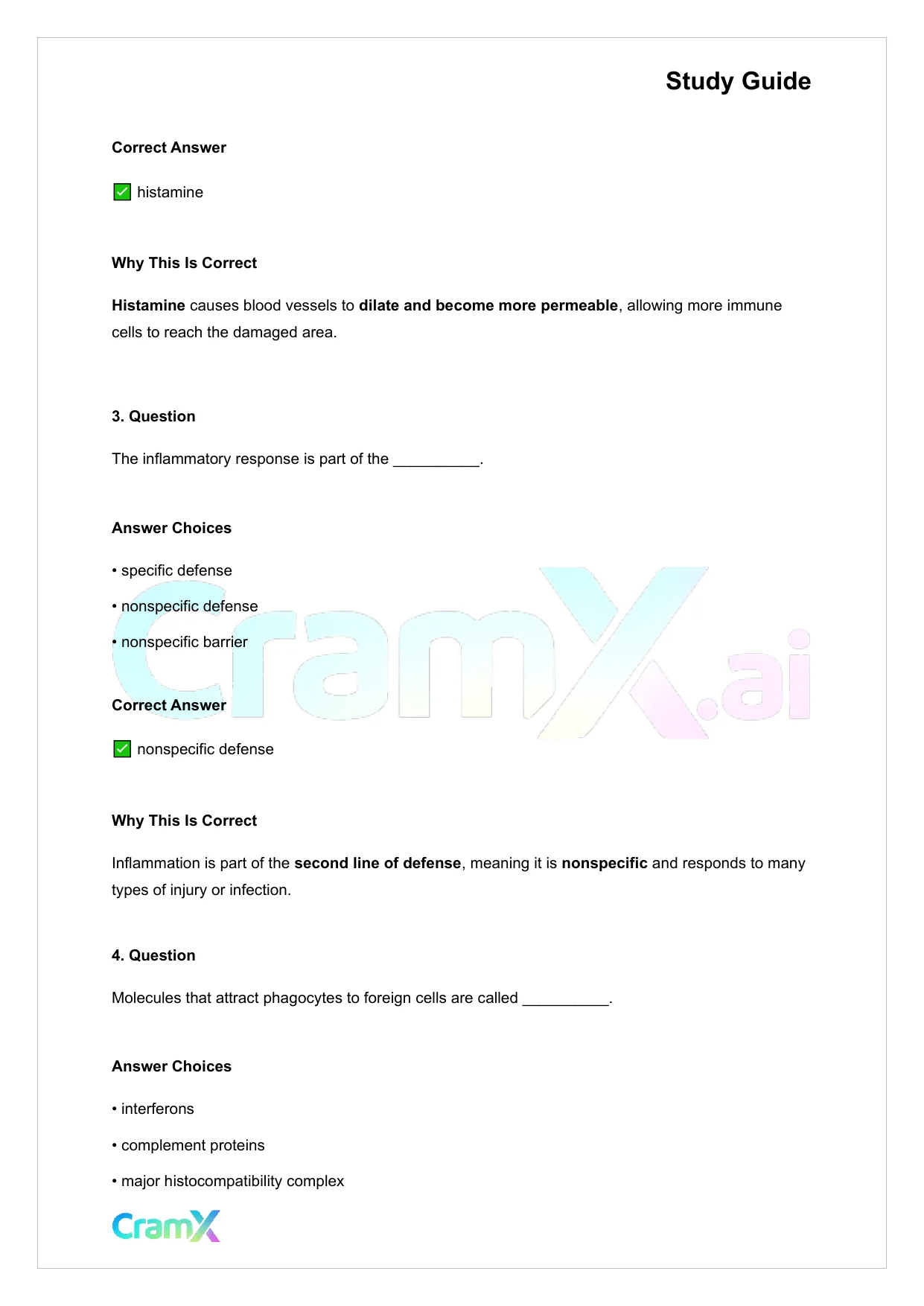 Anatomy and Physiology - The Immune System and Other Body Defenses - Page 10 preview image