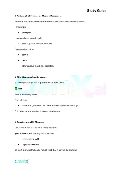 Anatomy and Physiology - The Immune System and Other Body Defenses - Page 2 preview image