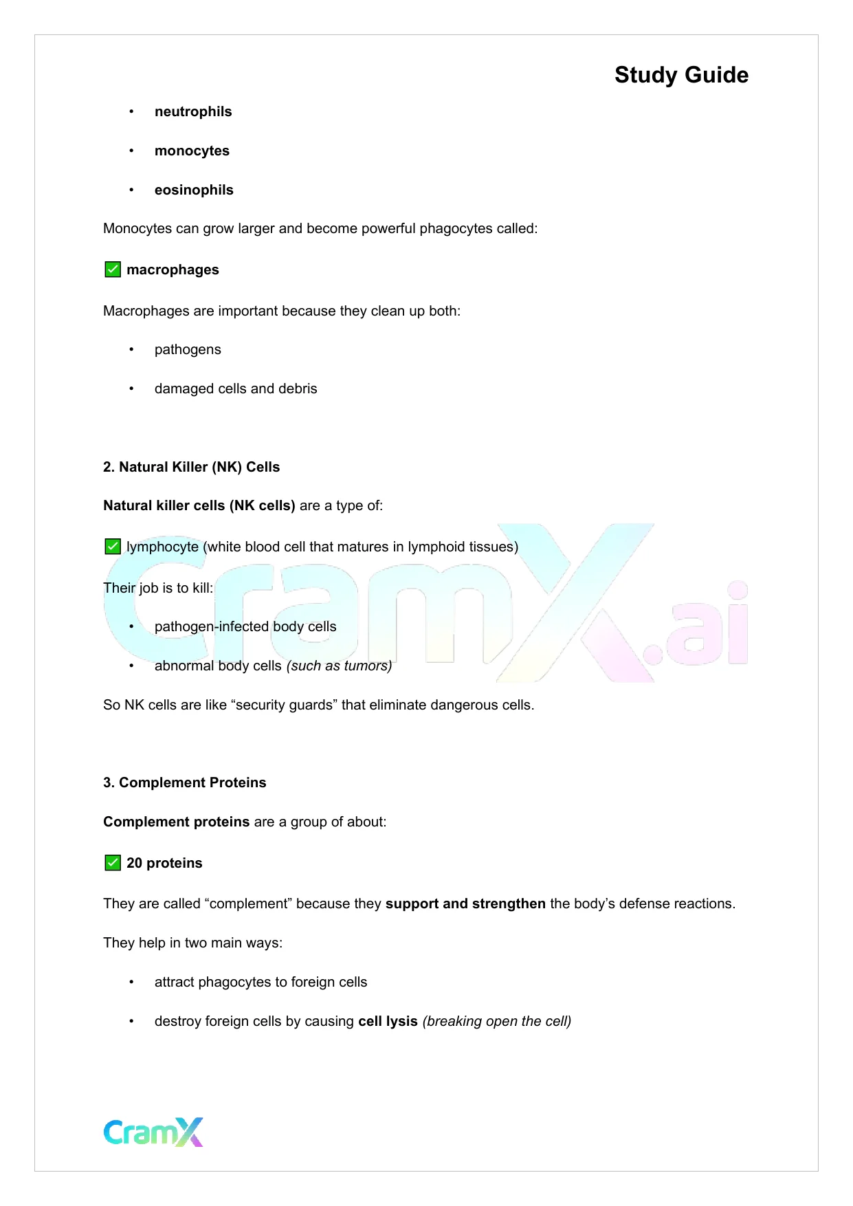 Anatomy and Physiology - The Immune System and Other Body Defenses - Page 5 preview image