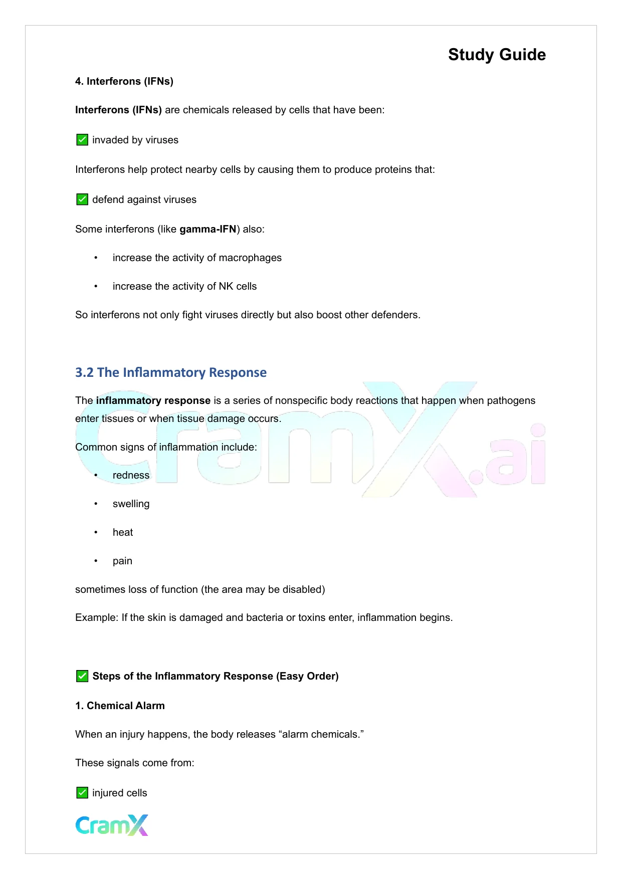 Anatomy and Physiology - The Immune System and Other Body Defenses - Page 6 preview image