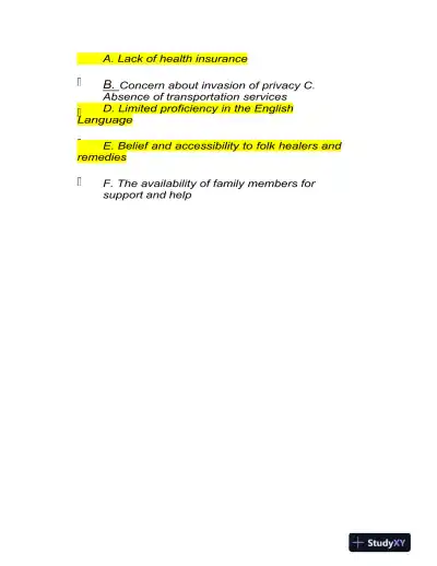 2023-2024 ATI NR 222 RN Health and Wellness Final Exam With Answers (32 Solved Questions) - Page 7 preview image