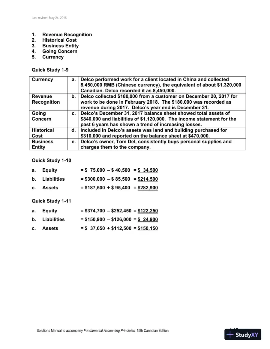 Fundamental Accounting Principles, Volume 1 15th Canadian Edition Solution Manual, page 11
