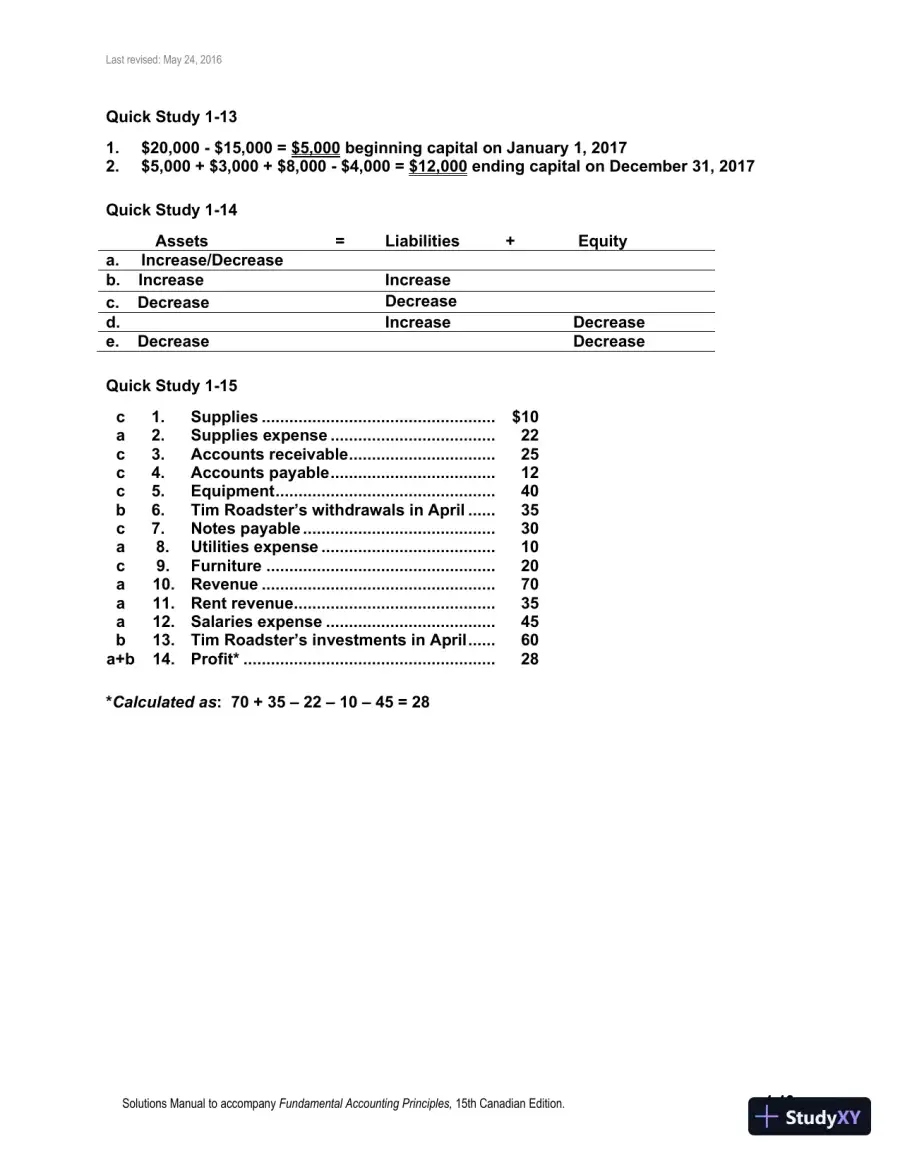 Fundamental Accounting Principles, Volume 1 15th Canadian Edition Solution Manual, page 13