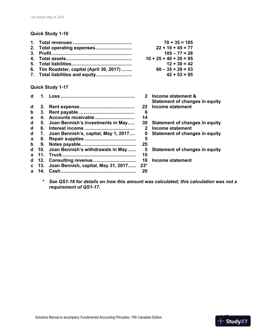 Fundamental Accounting Principles, Volume 1 15th Canadian Edition Solution Manual, page 14