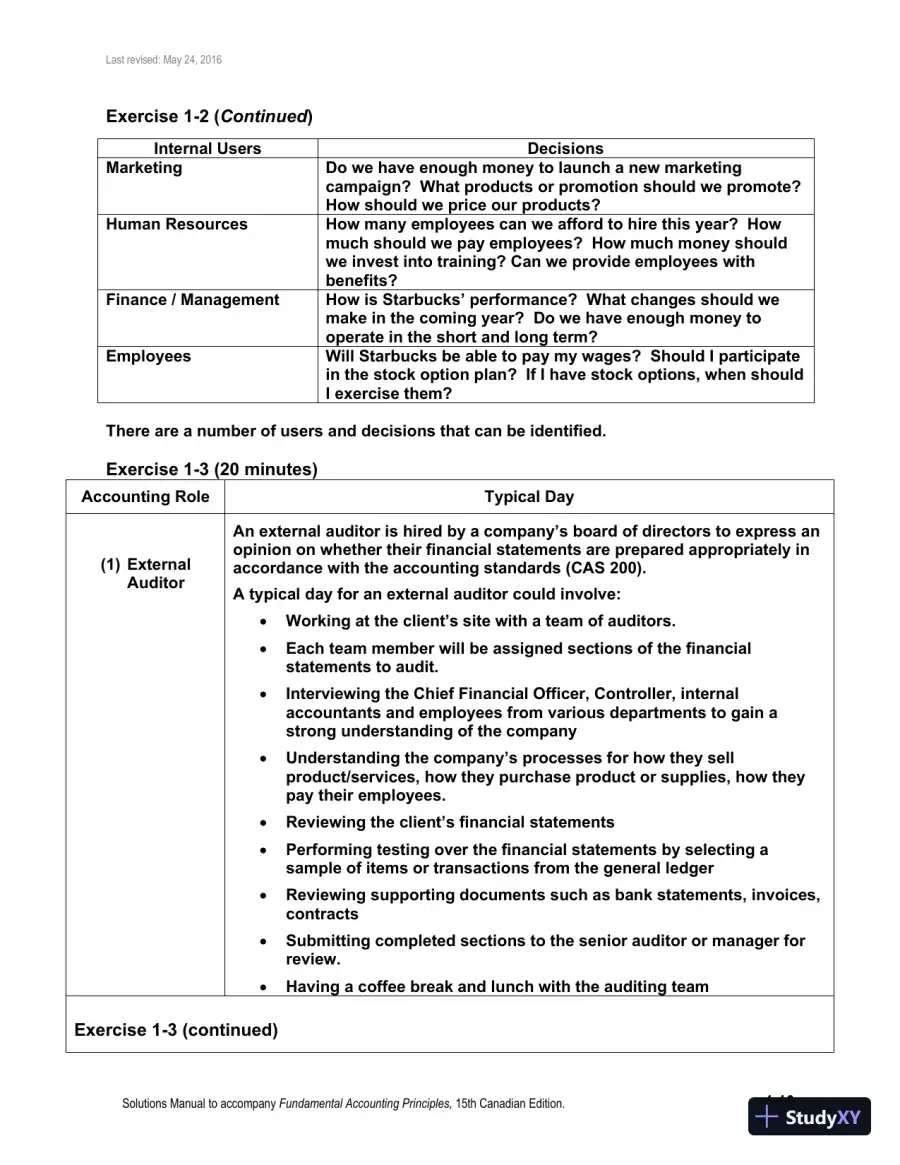 Fundamental Accounting Principles, Volume 1 15th Canadian Edition Solution Manual, page 17