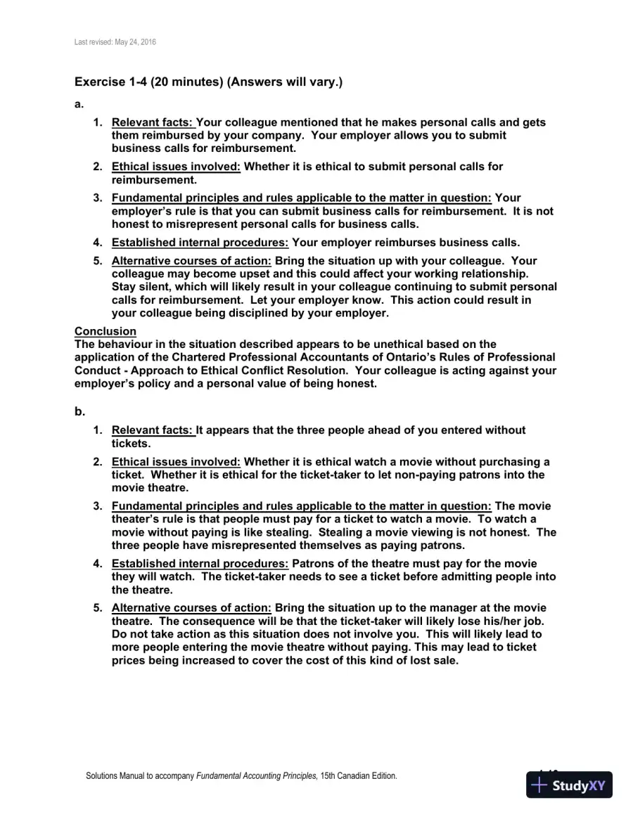 Fundamental Accounting Principles, Volume 1 15th Canadian Edition Solution Manual, page 19