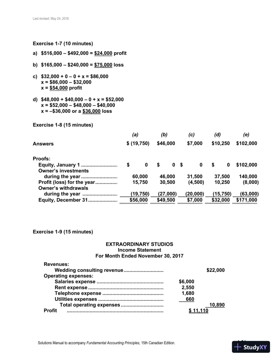 Fundamental Accounting Principles, Volume 1 15th Canadian Edition Solution Manual, page 22