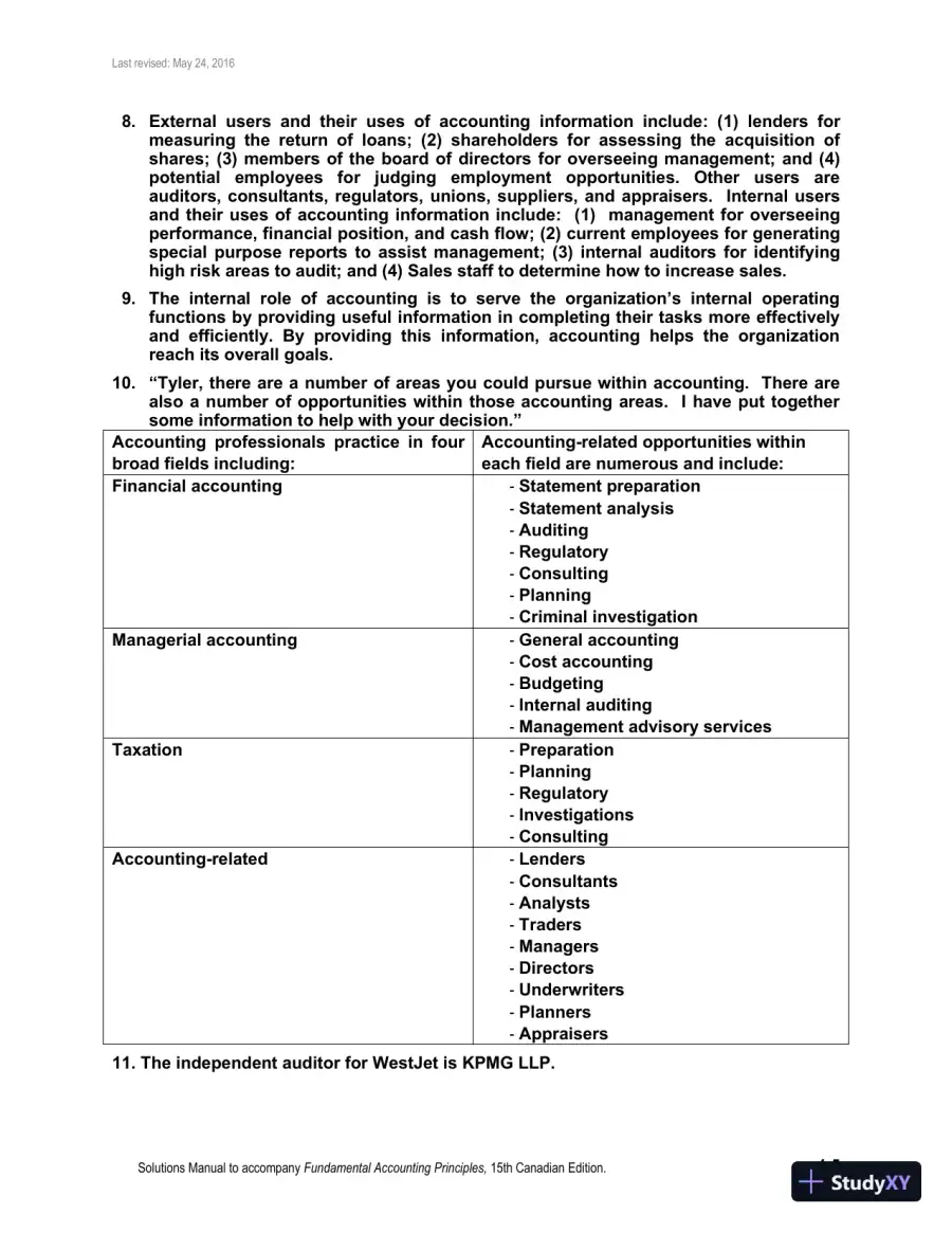 Fundamental Accounting Principles, Volume 1 15th Canadian Edition Solution Manual, page 6