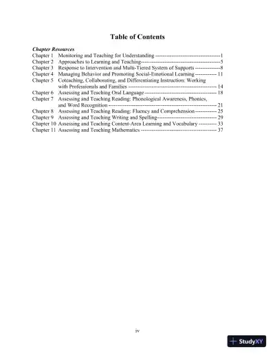 Lecture Notes For Strategies for Teaching Students with Learning and Behavior Problems, 10th Edition - Page 3 preview image