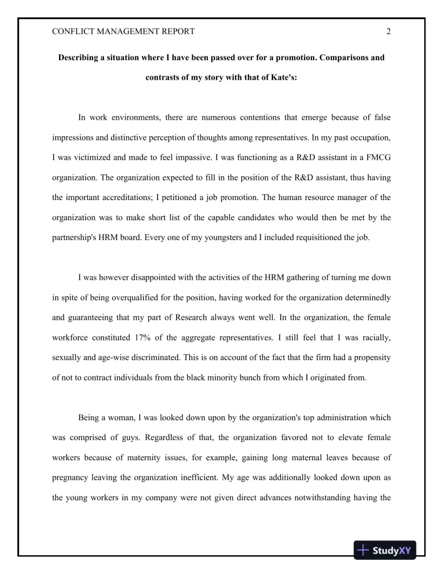 Analyzing Personal and Professional Conflict Resolution: Case Studies And Strategies For Improvement, page 3