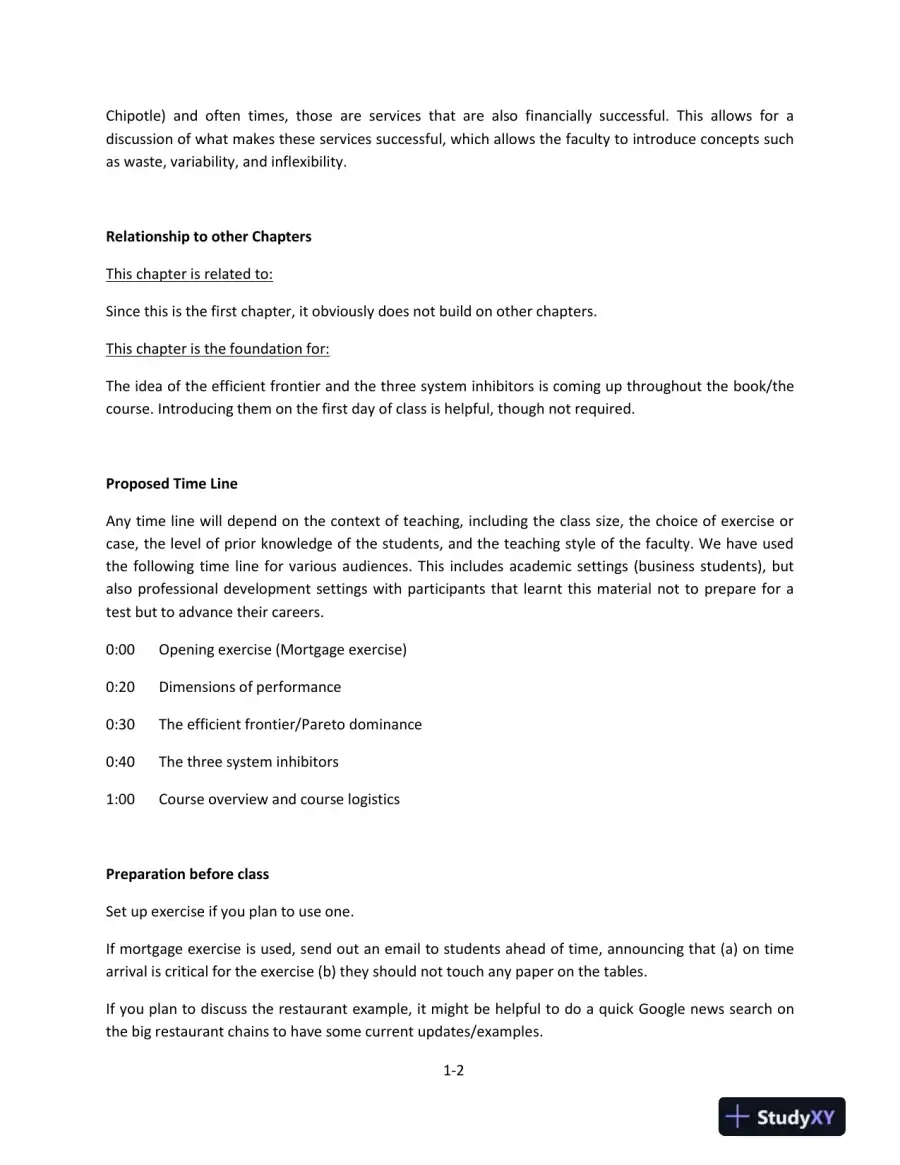 Lecture Notes for Operations Management, 2nd Edition, page 3