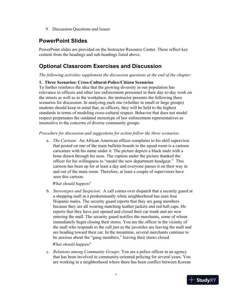 Lecture Notes For Multicultural Law Enforcement: Strategies for Peacekeeping in a Diverse Society, 7th Edition, page 10