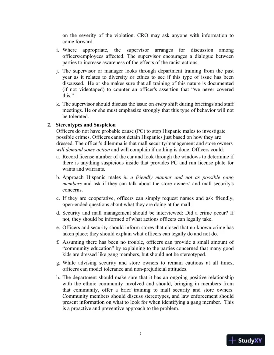 Lecture Notes For Multicultural Law Enforcement: Strategies for Peacekeeping in a Diverse Society, 7th Edition, page 12