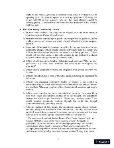 Lecture Notes For Multicultural Law Enforcement: Strategies for Peacekeeping in a Diverse Society, 7th Edition - Page 13 preview image